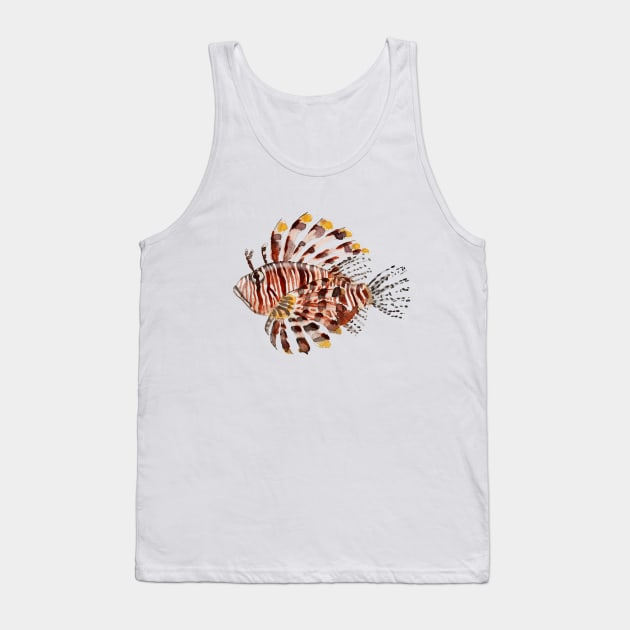 Lionfish Tank Top by colleendavis72